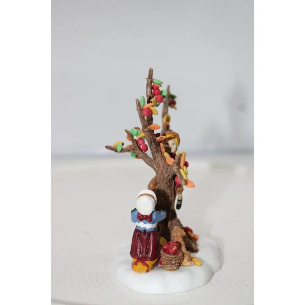 Dept 56 Village Accessory - Up In the Apple Tree